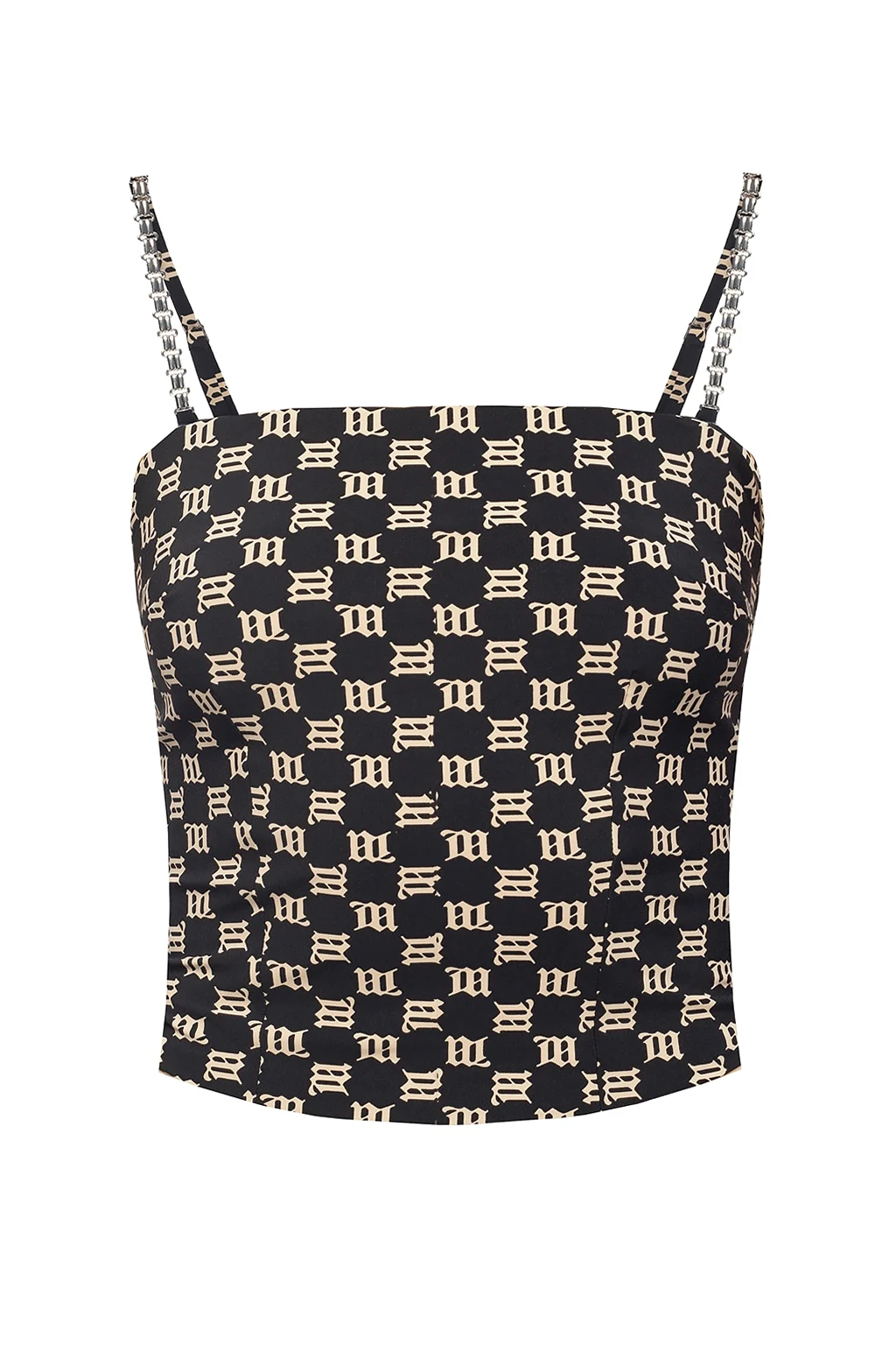 ‘Reflective Monogram’ tank top