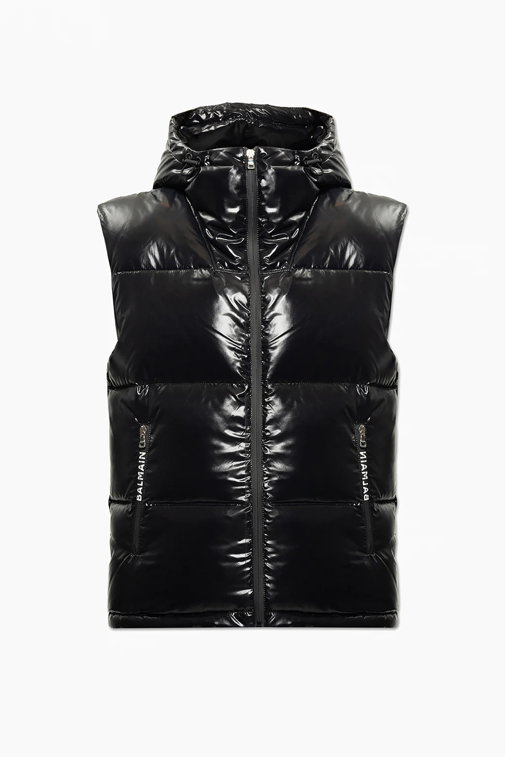 Hooded down vest