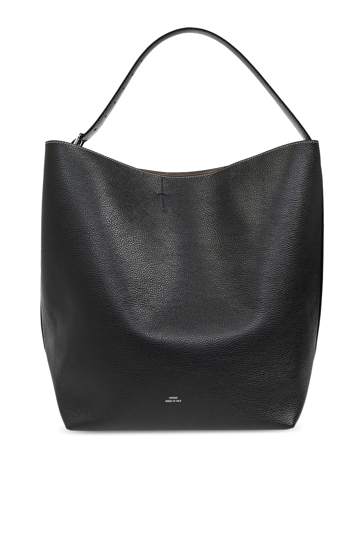 CZARNY Torba `Belted` typu `shopper`