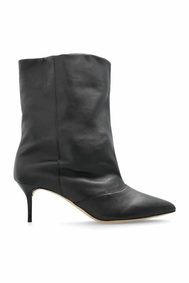 BLACK Heeled ankle boots `Loly`
