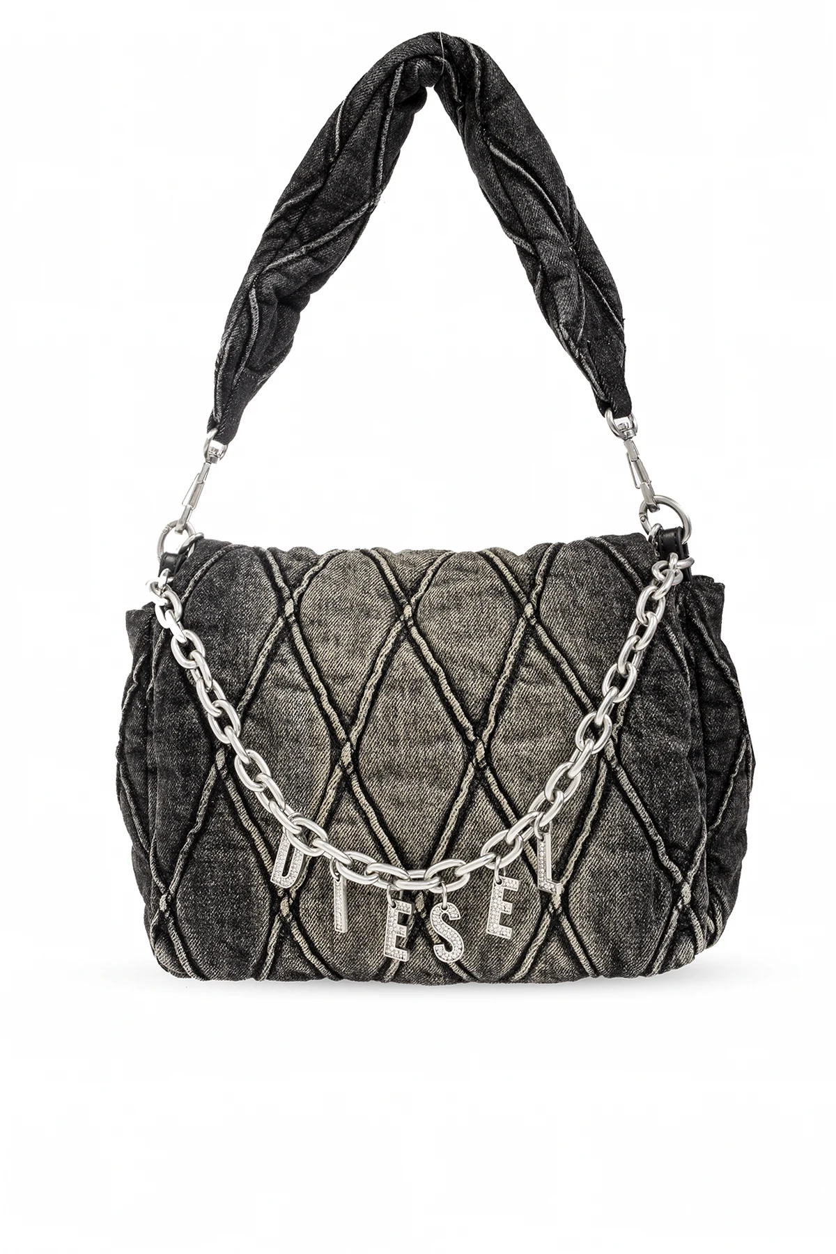 GREY ‘Charm-D Medium’ denim shoulder bag