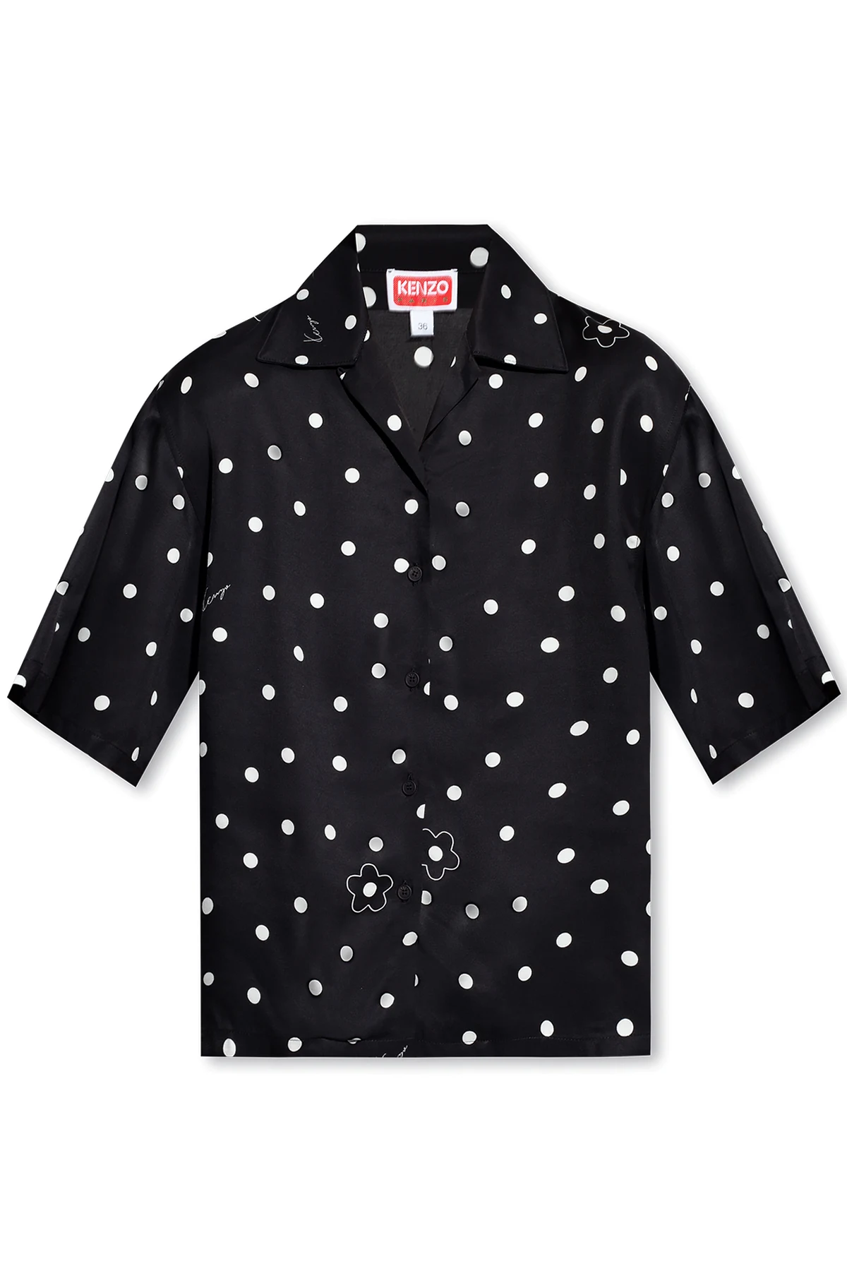 Shirt with polka dots