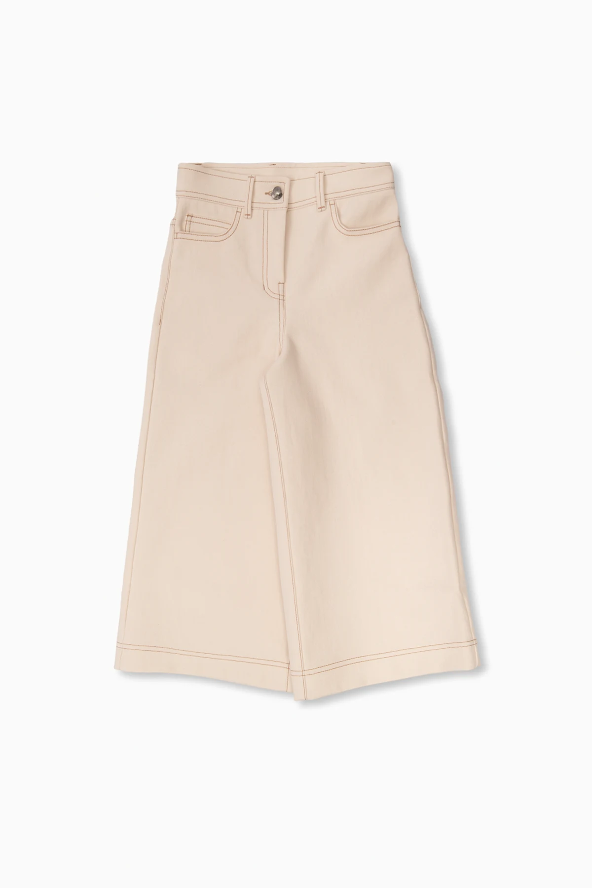 CREME Trousers with wide legs