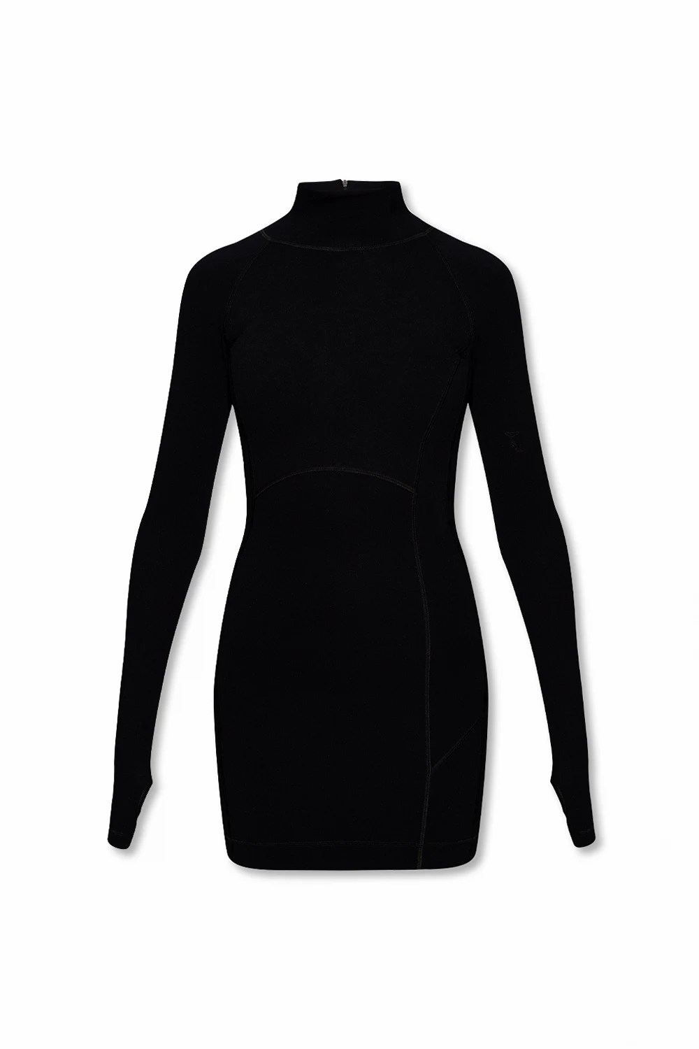 Bodycon dress with mock neck