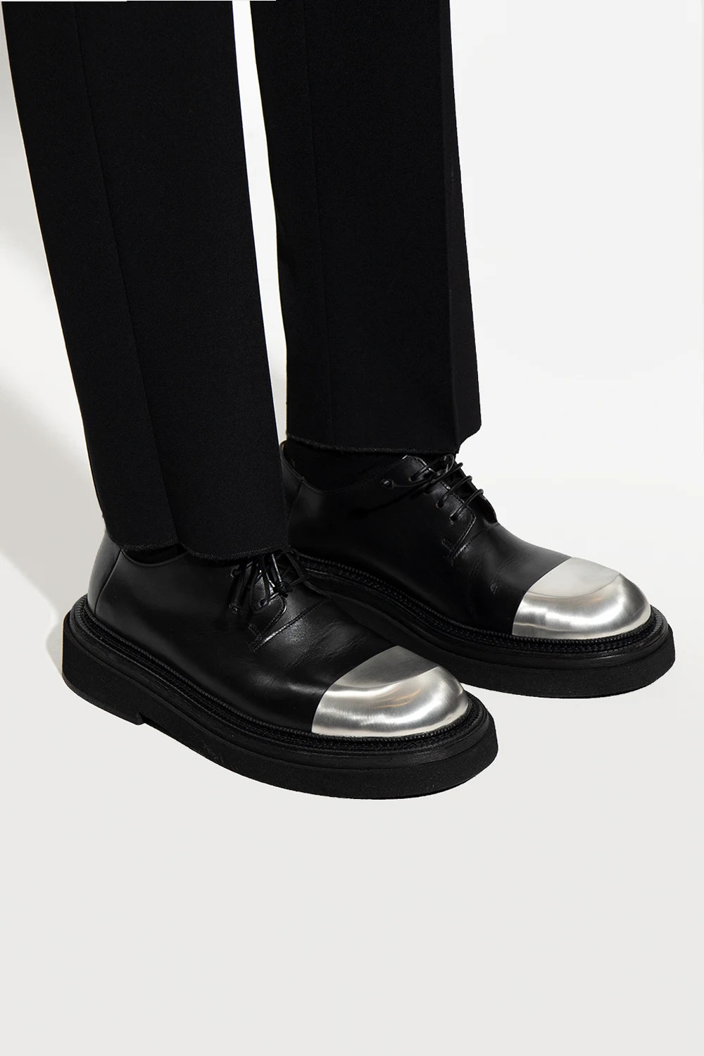 Skórzane buty ‘Pollicione’ typu ‘derby’