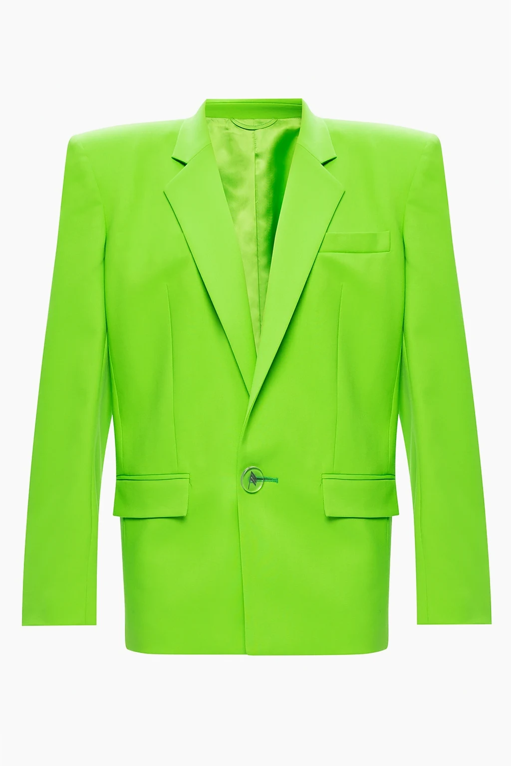 Blazer with padded shoulders