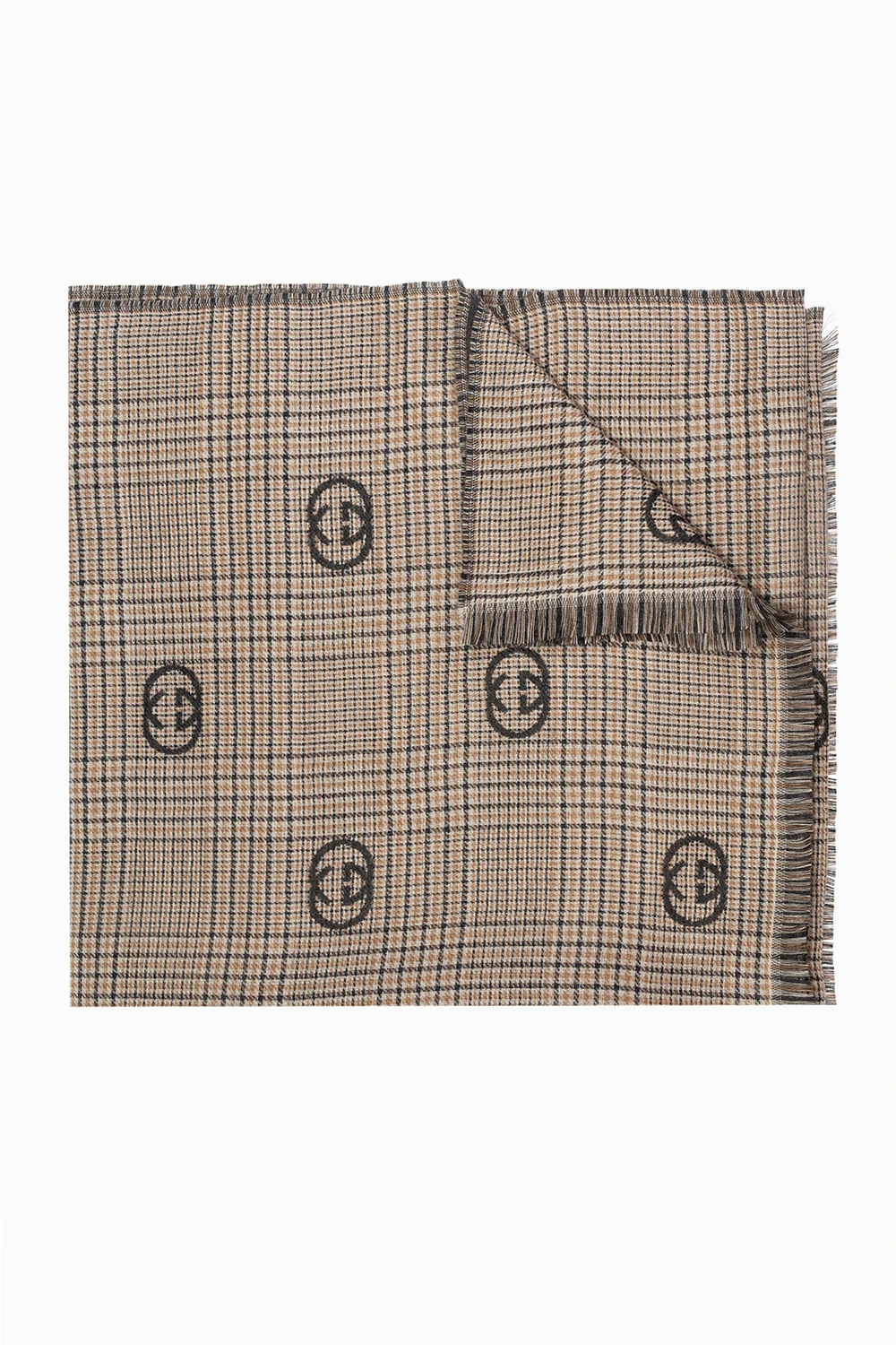 Checked scarf