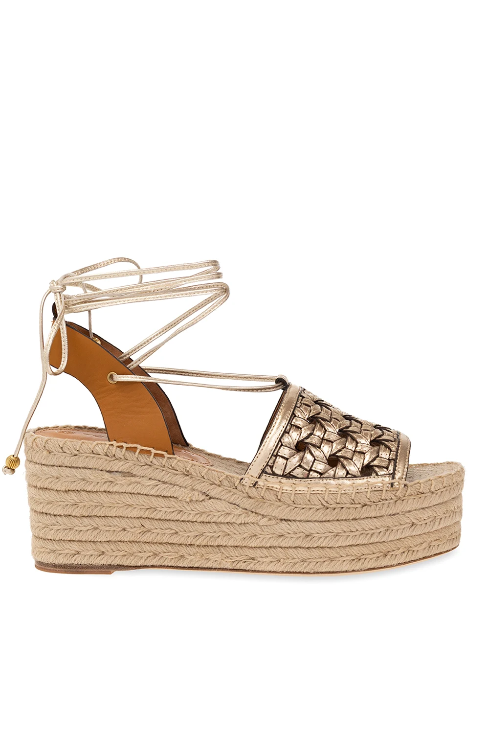 ‘Basketweave’ platform sandals