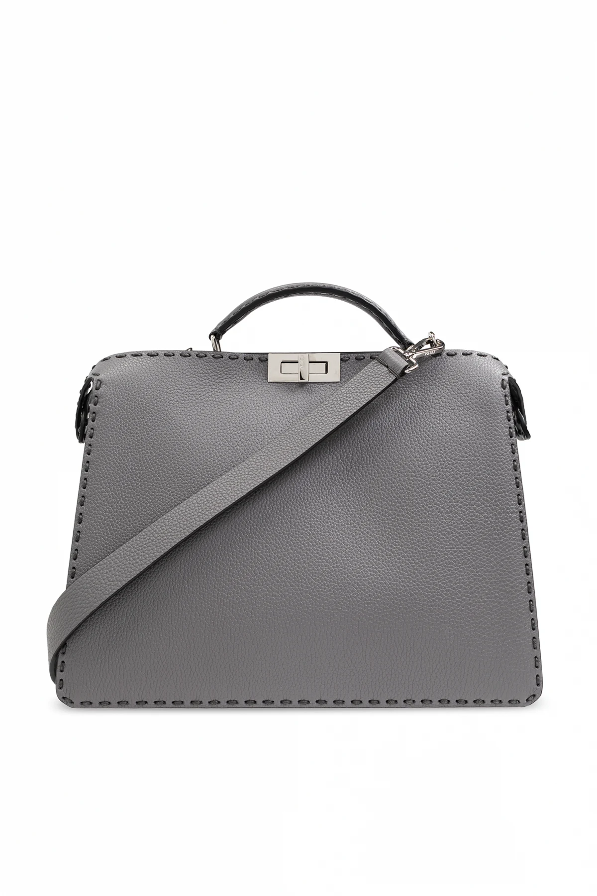 SZARY Torba `Medium Peekaboo` typu `shopper`