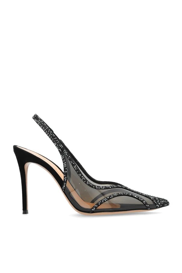 CZARNY Buty na obcasie ‘Brenda’