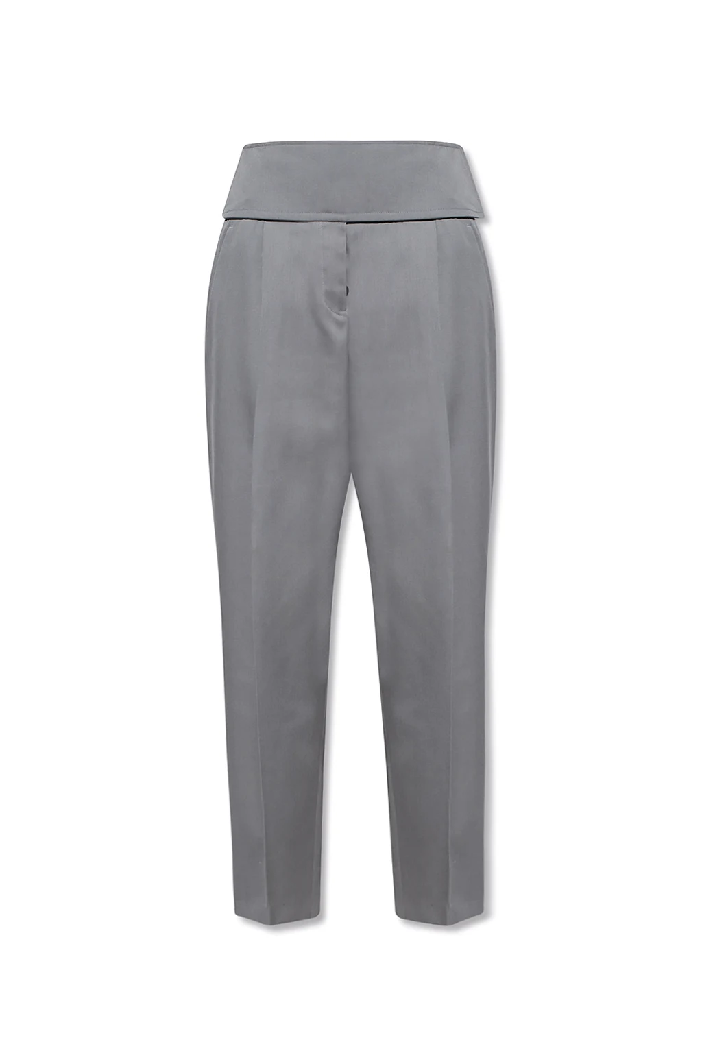 High-waisted trousers