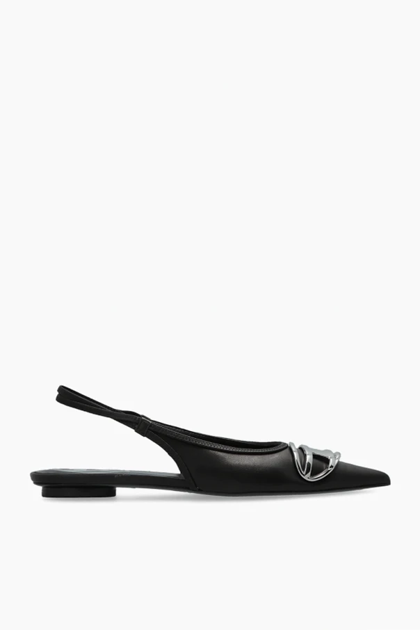 CZARNY Skórzane buty `D-VENUS`