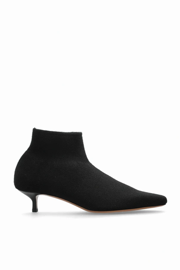 BLACK "Idra" ankle boots