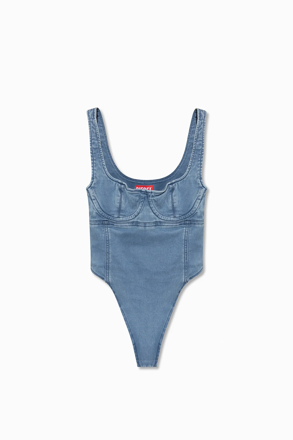Jeansowe body ‘D-Gellert-Ne’
