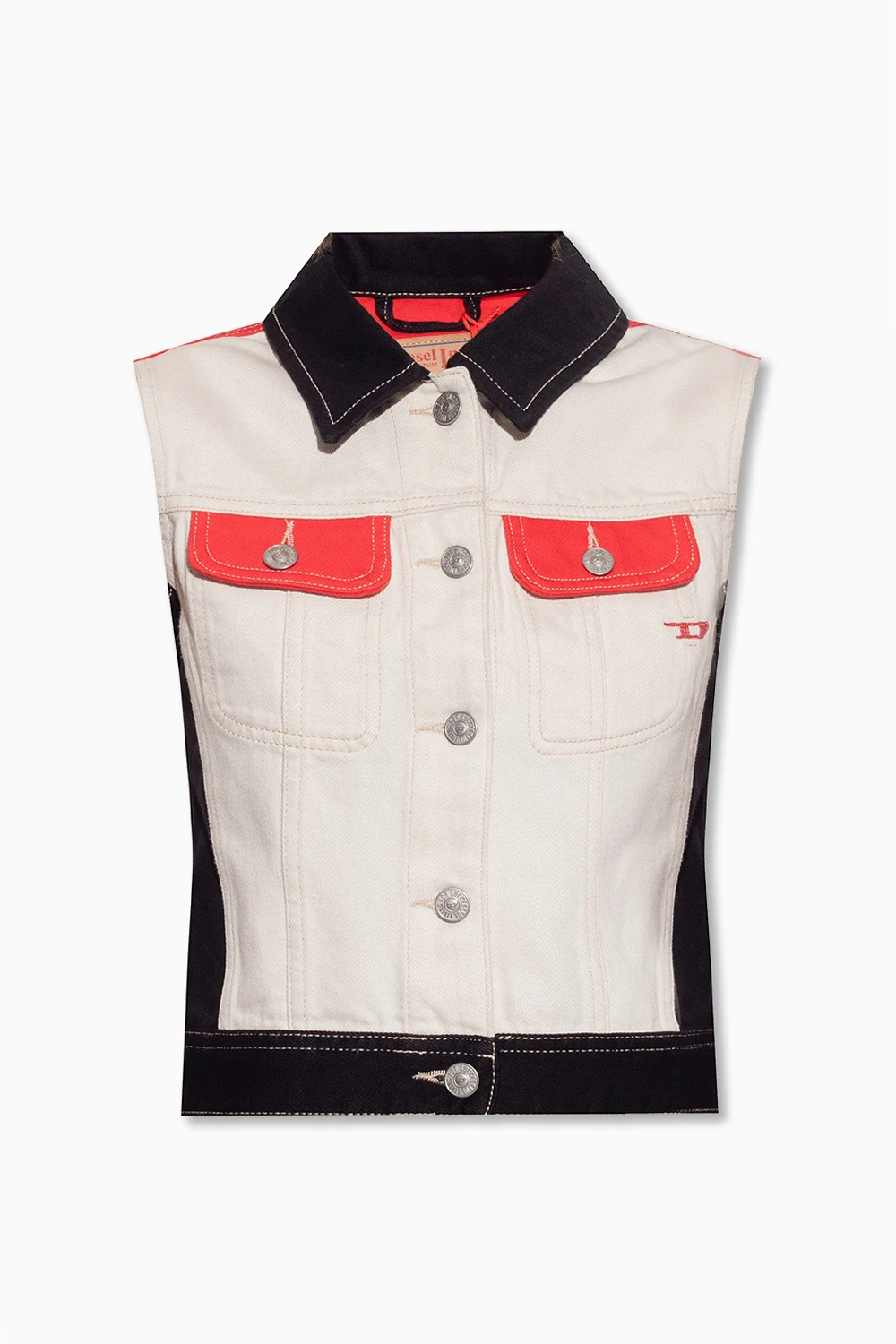 ‘D-Slimmy’ denim vest