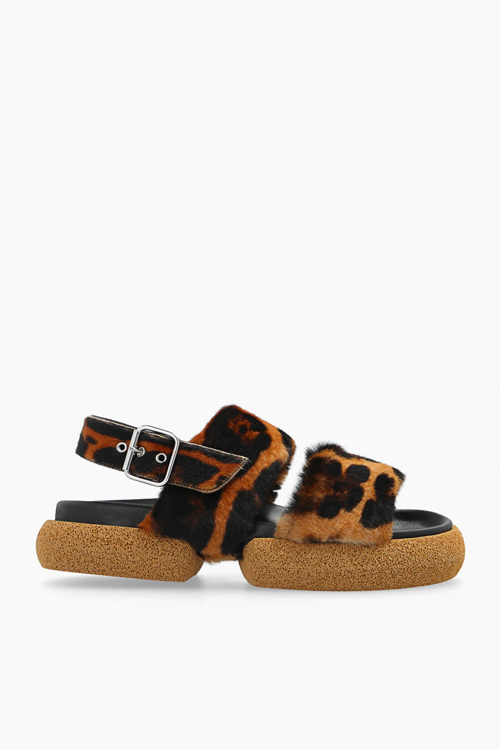 Sandals with animal motif