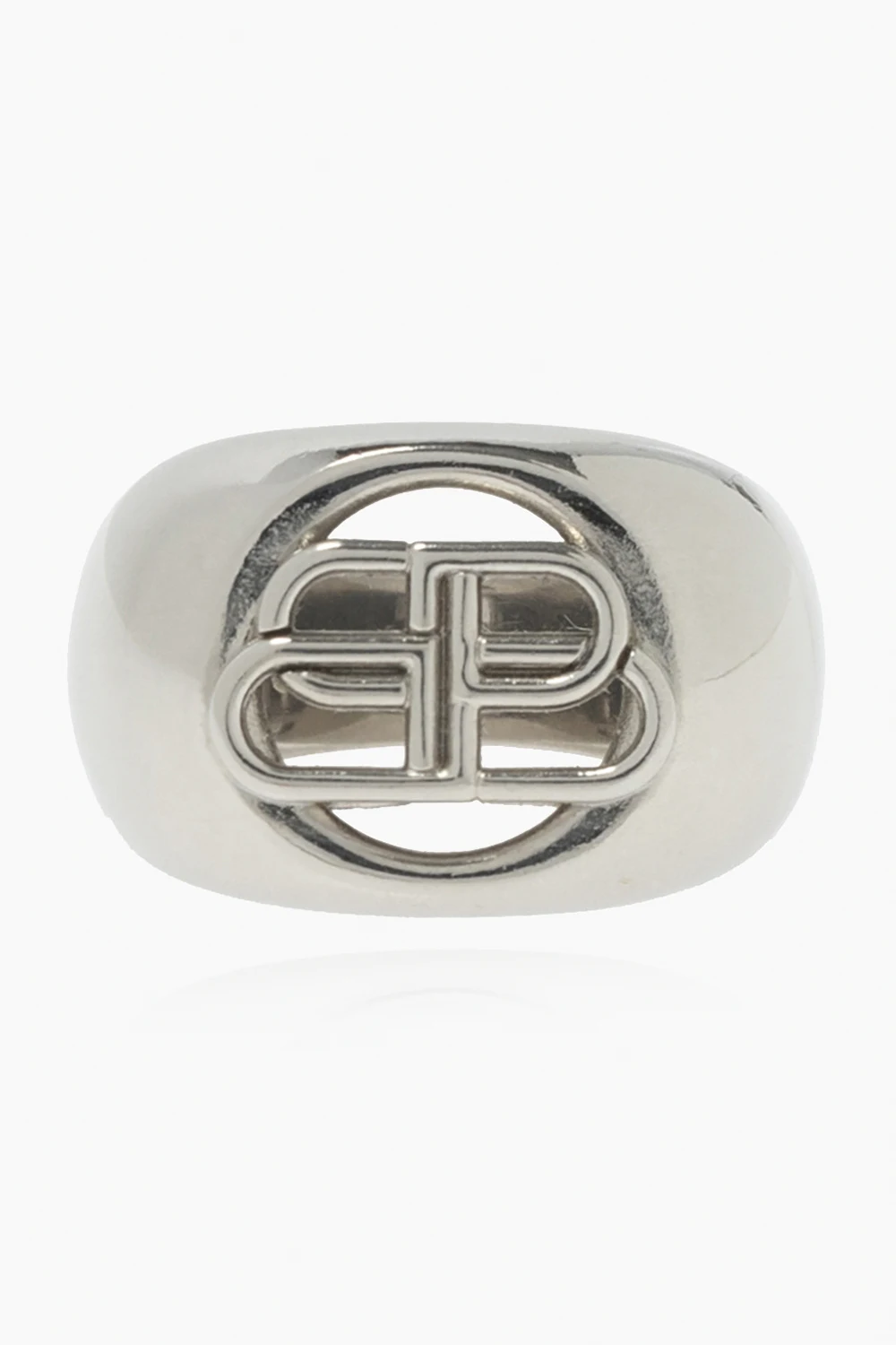 Signet ring with logo
