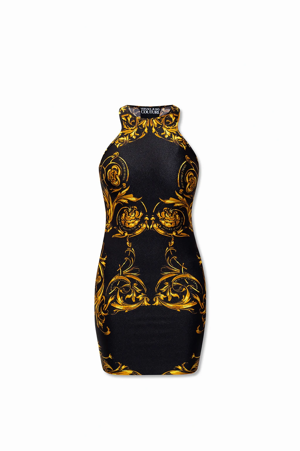 Barocco-printed dress