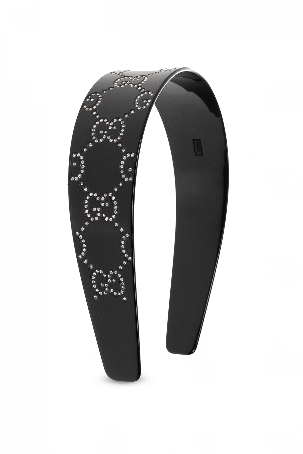 BLACK Embellished hairband