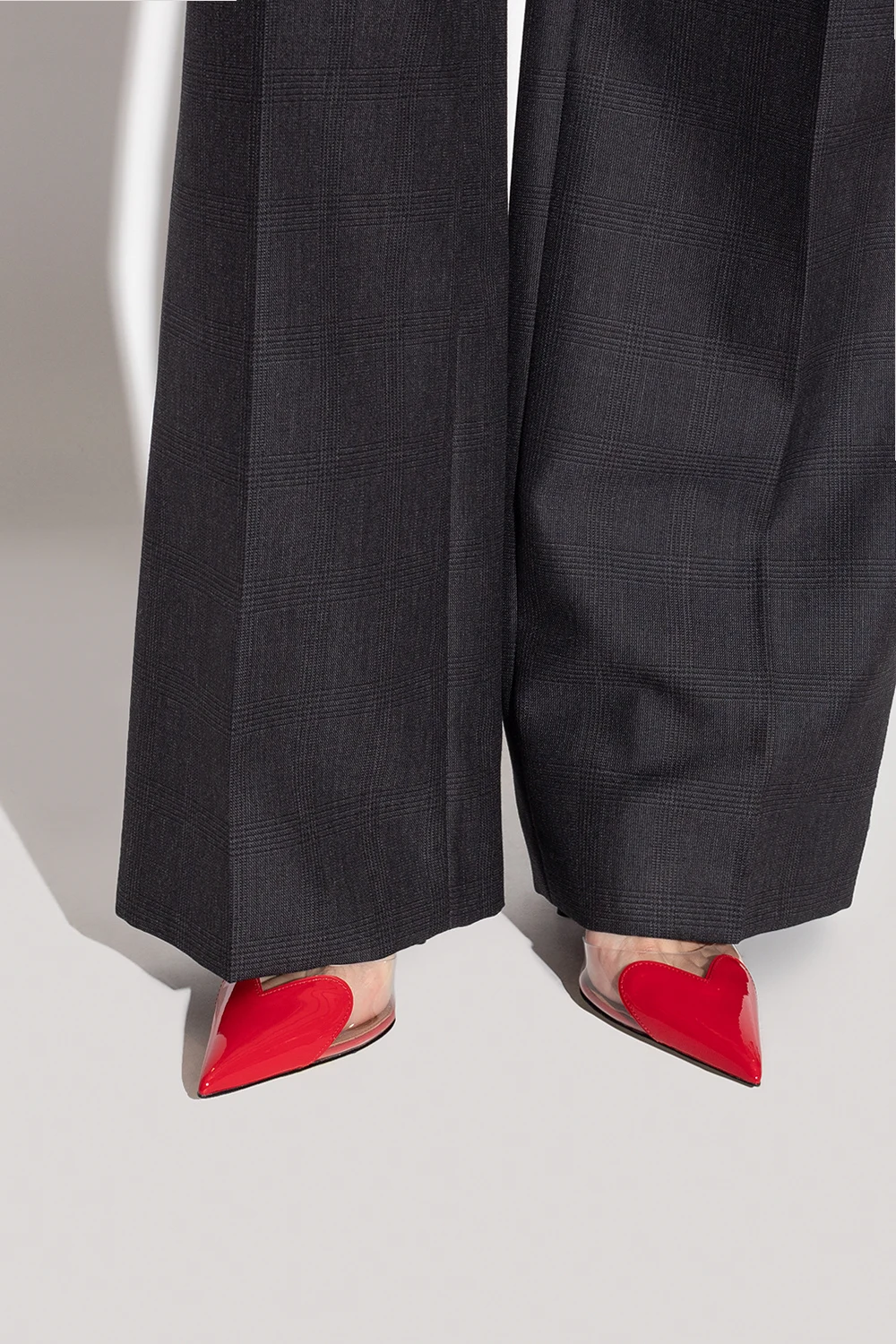 ‘Cur’ heeled mules