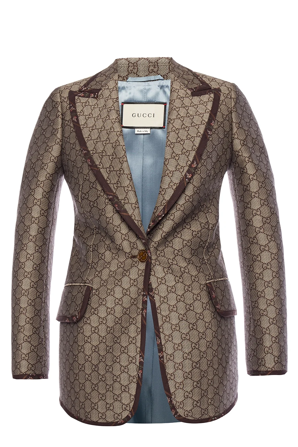 GG-patterned blazer