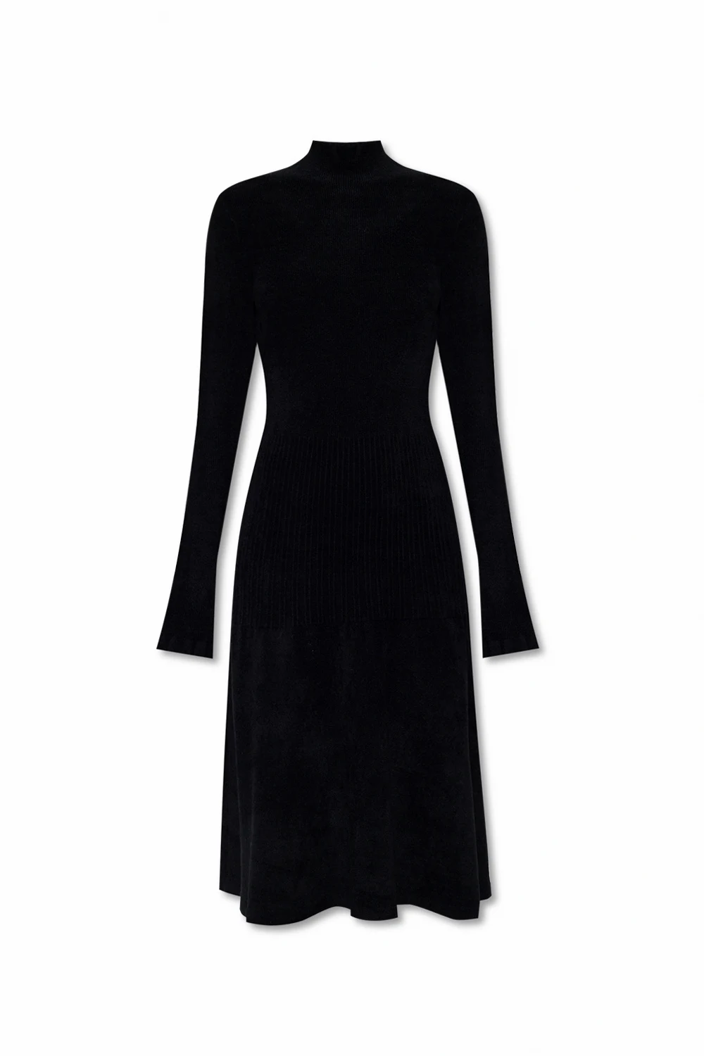 Dress with high neck