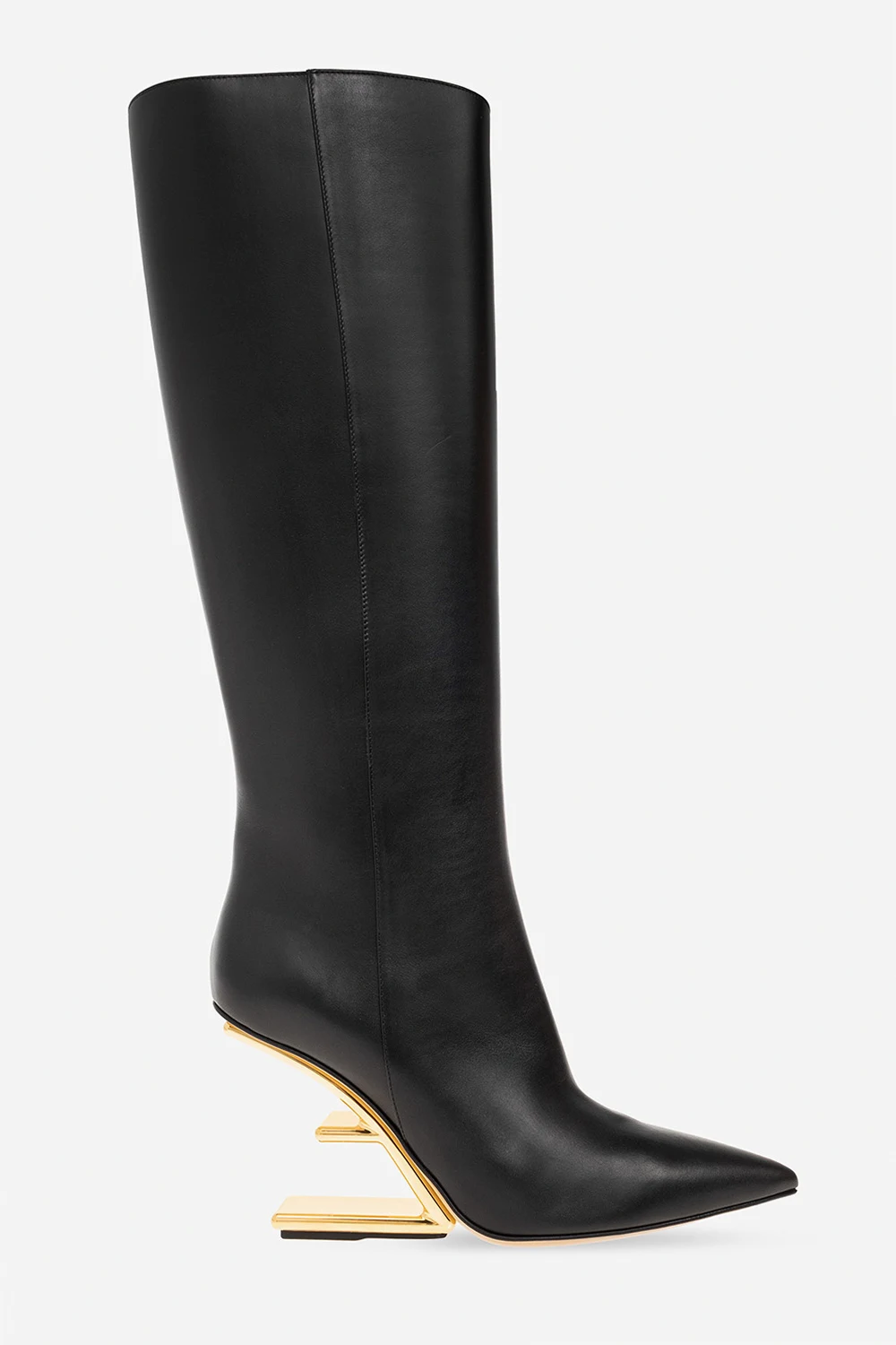 Kozaki na dekoracyjnym obcasie ‘First’