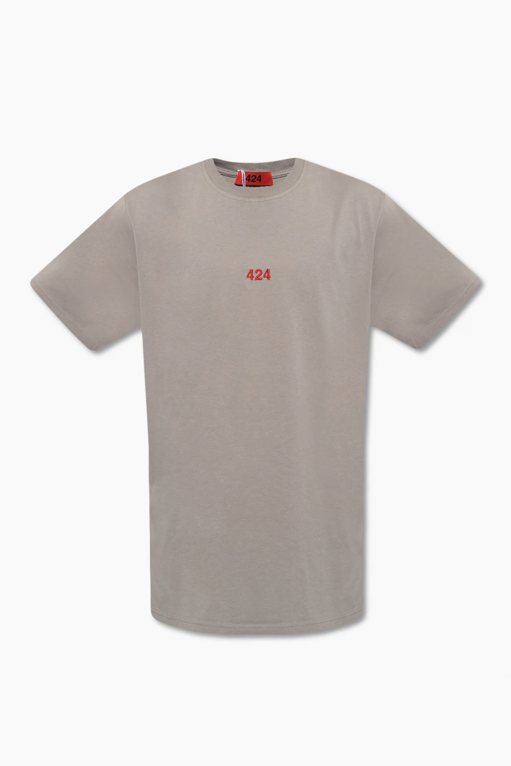 Logo-embroidered T-shirt