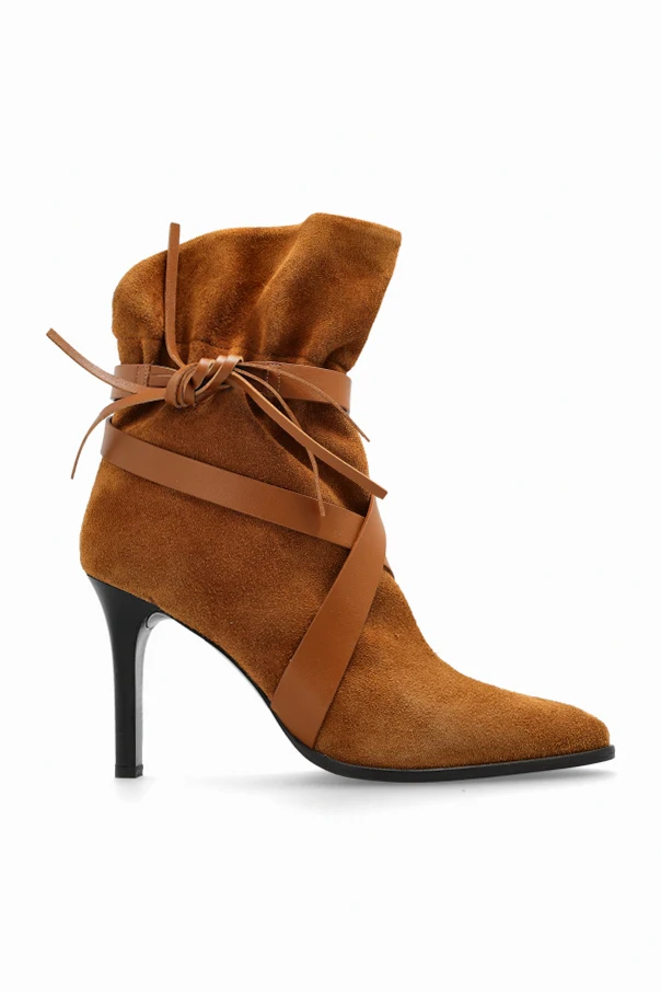 BRAUN Stiefeletten mit Absatz „Atiny“