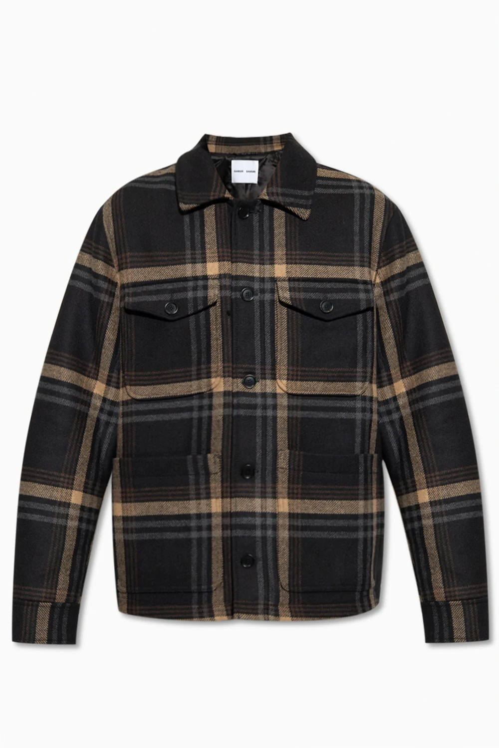 ‘Plum’ checked jacket