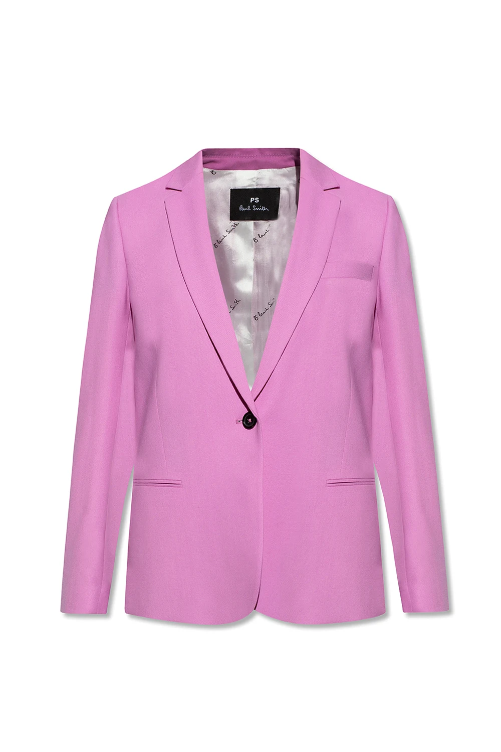 Blazer with notch lapels