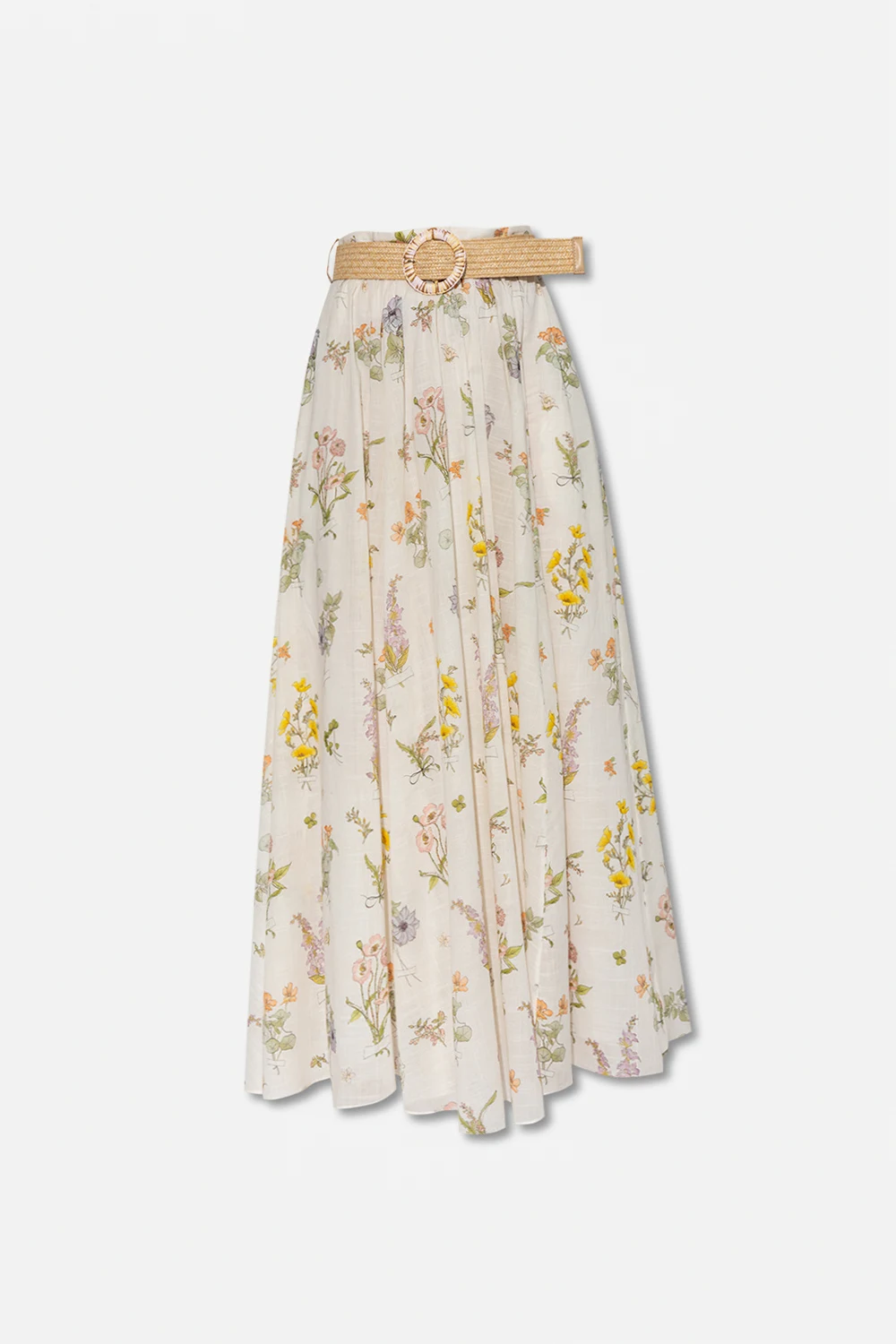 Skirt with floral pattern