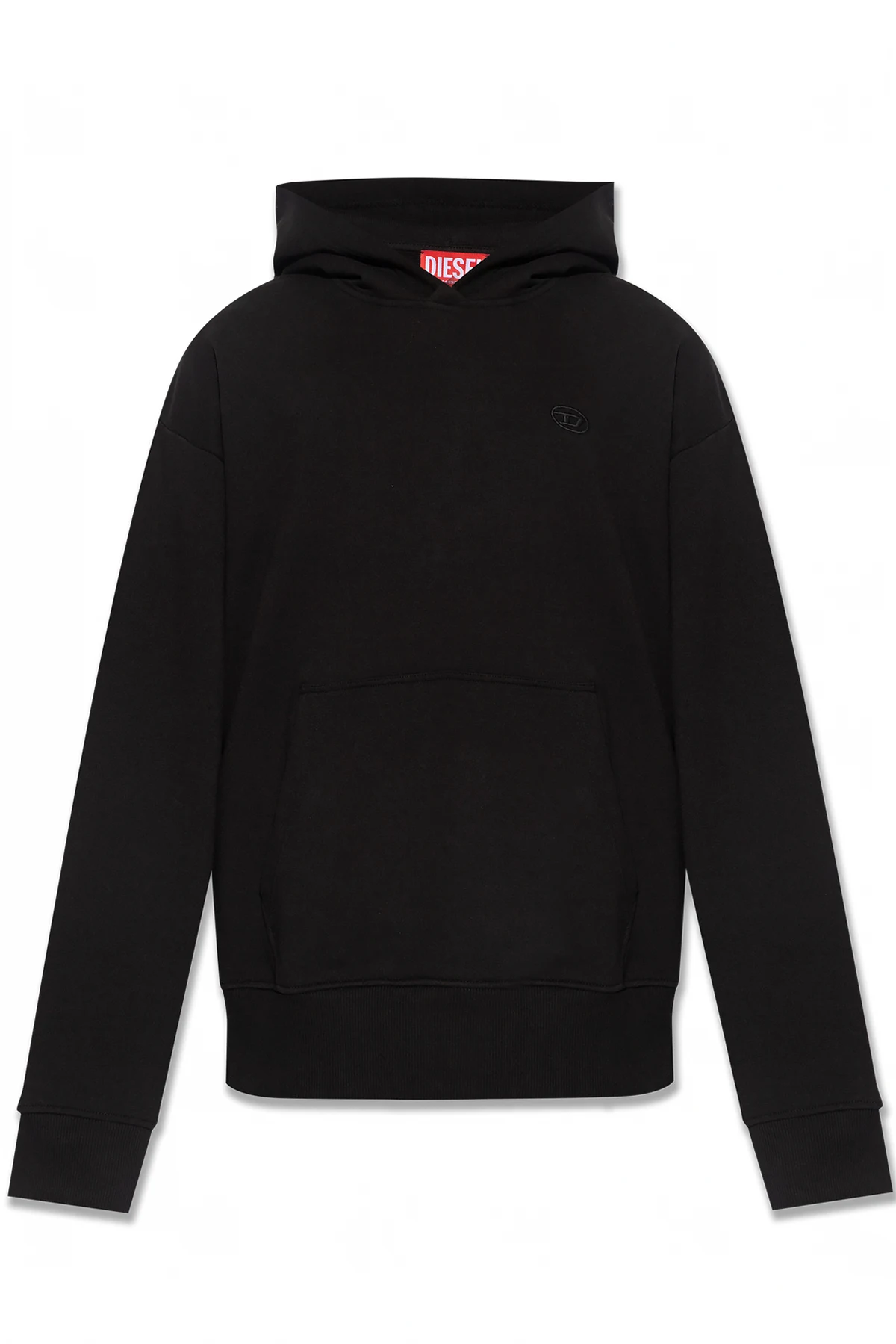 CZARNY Bluza ‘S-MACS-HOOD-MEGOVAL-D’