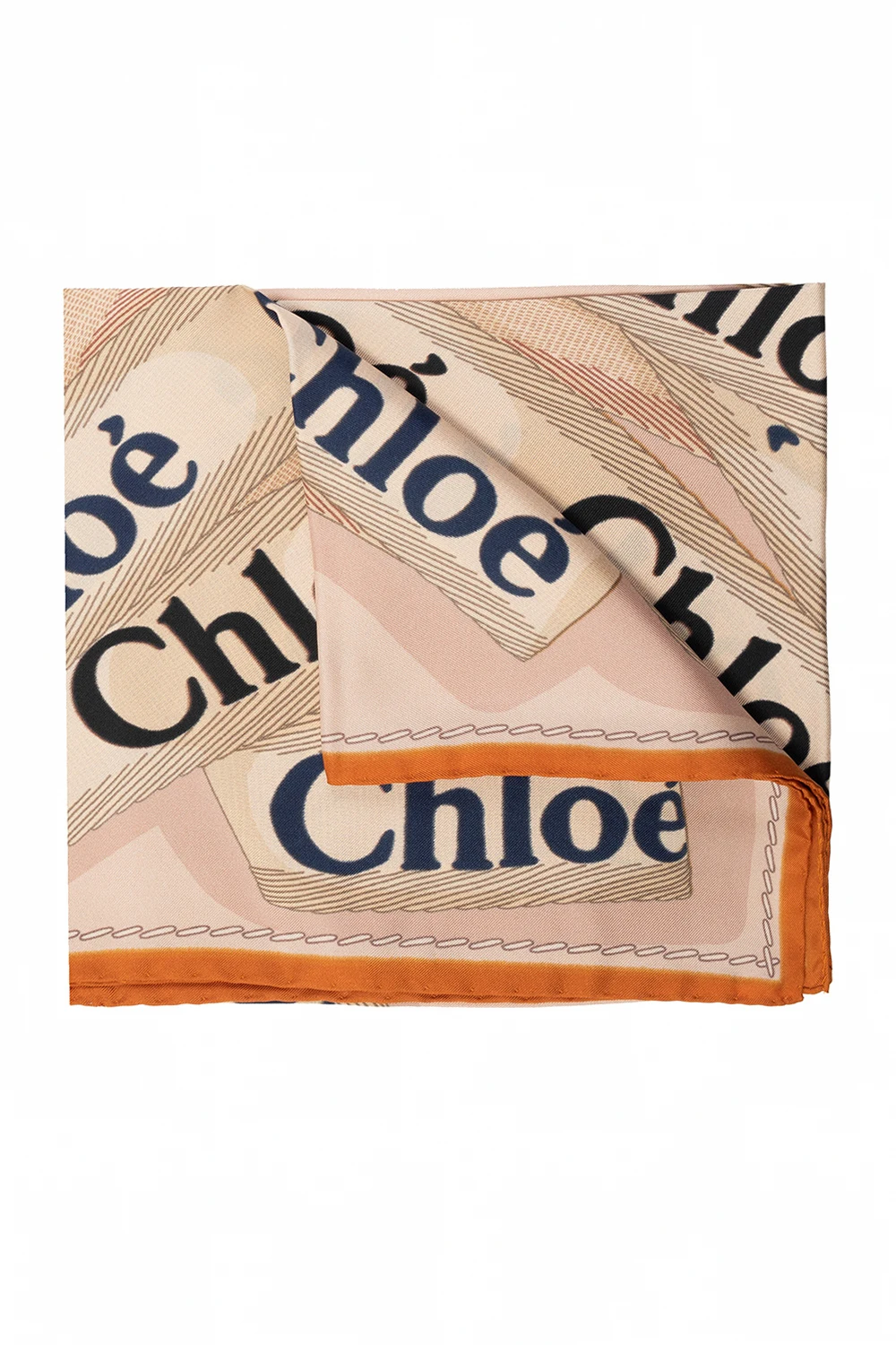 Scarf with logo