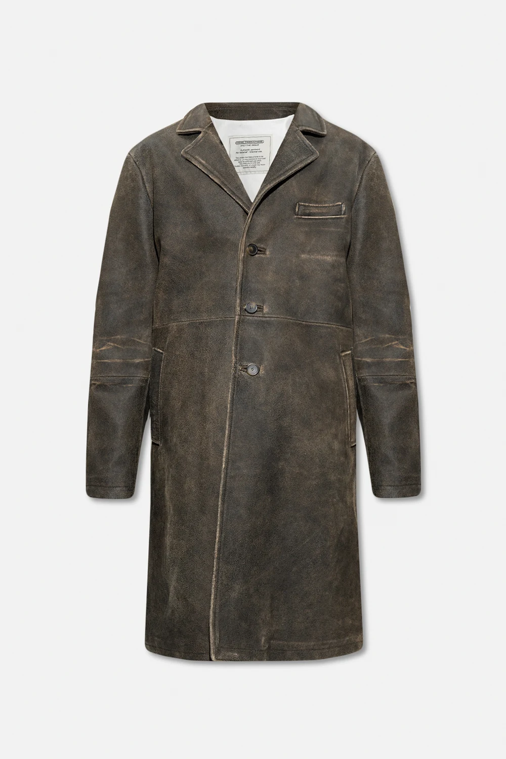 ‘L-COAT-TREAT’ leather coat
