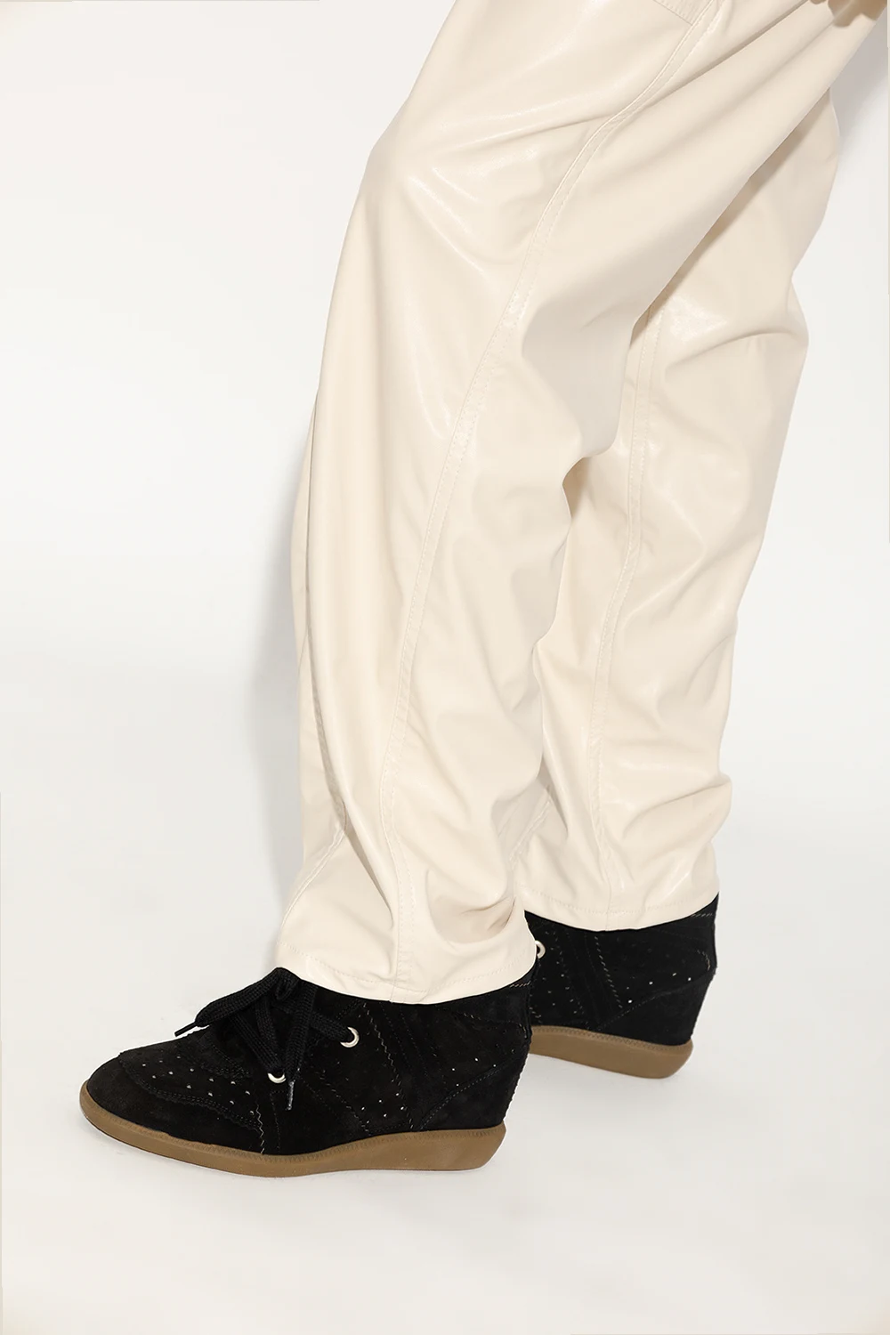 CZARNY Buty na koturnie ‘Bobby’