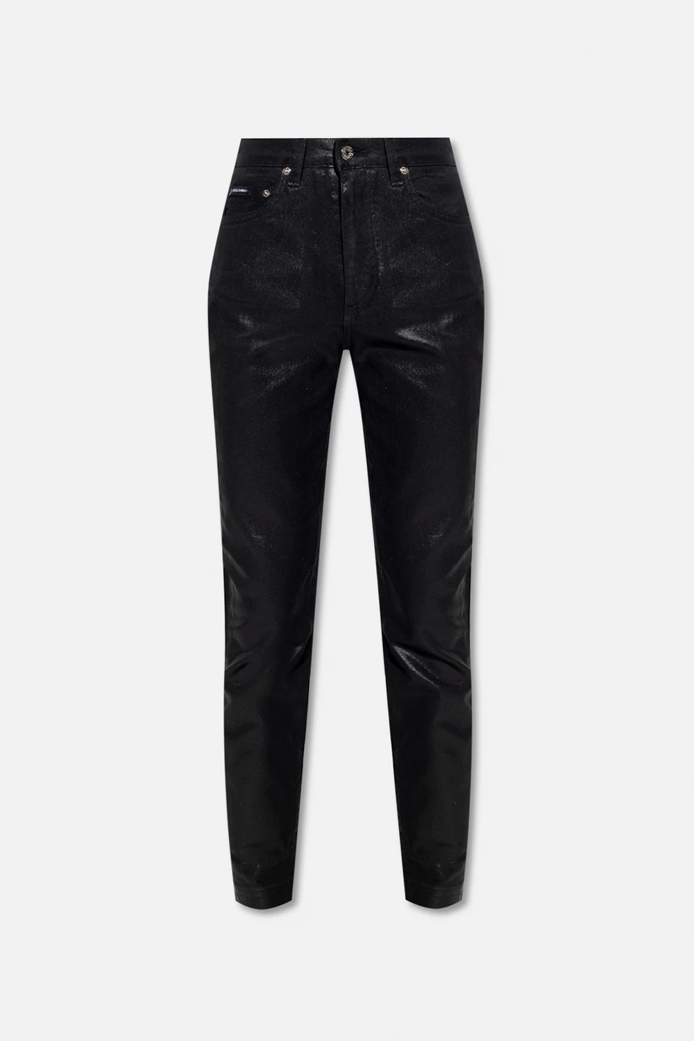‘Audrey’ waxed jeans