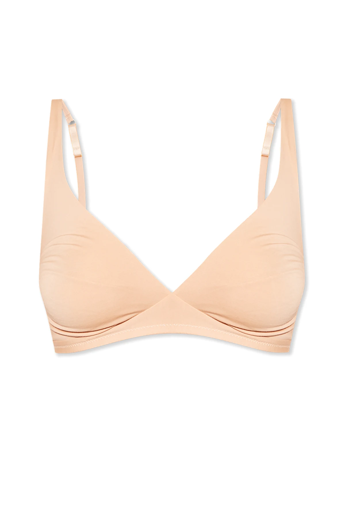 beige Cotton bra