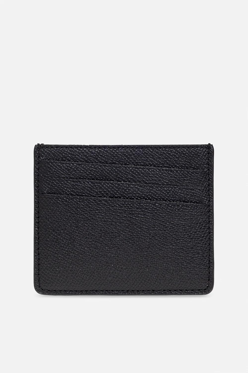 BLACK Leather card case