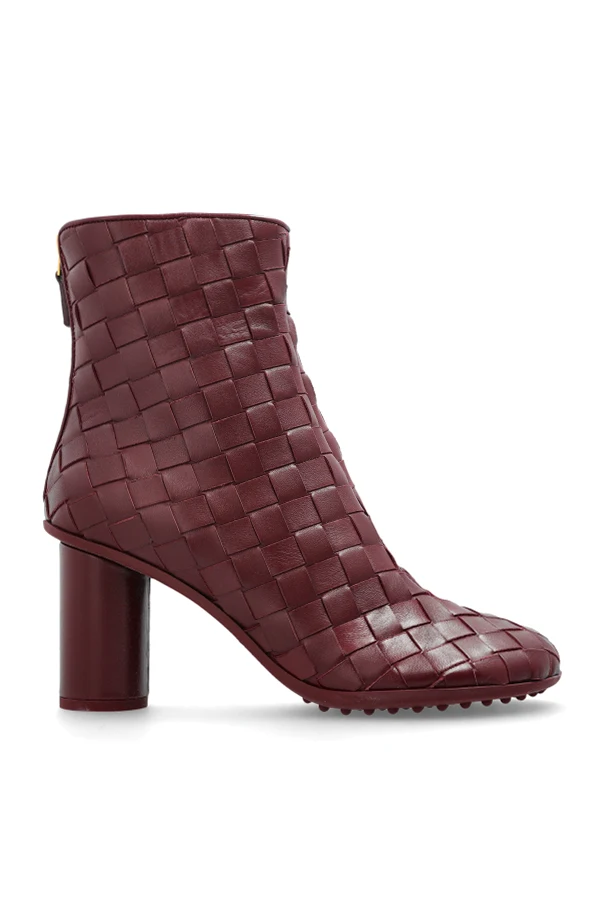 BURGUNDY Heeled ankle boots `Atomic`