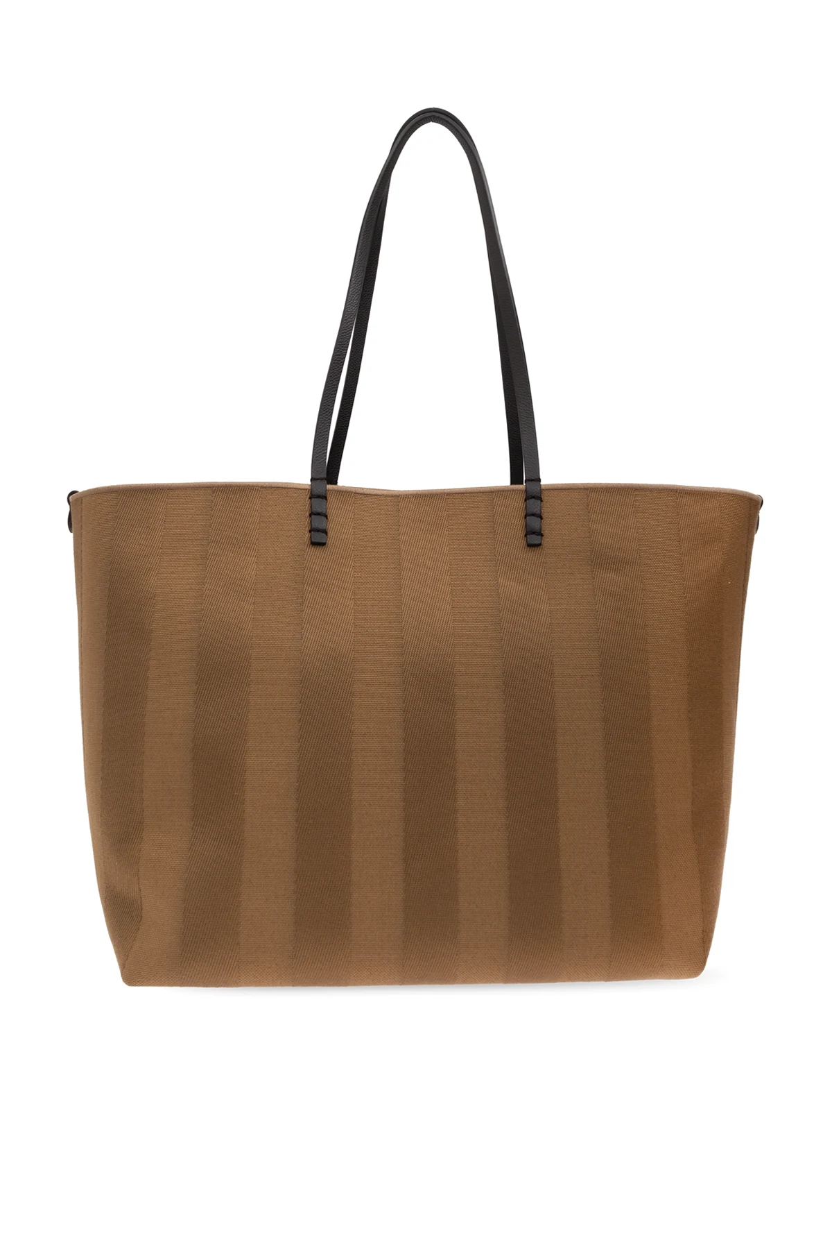 BRĄZOWY Torba `Roll Large` typu `shopper`