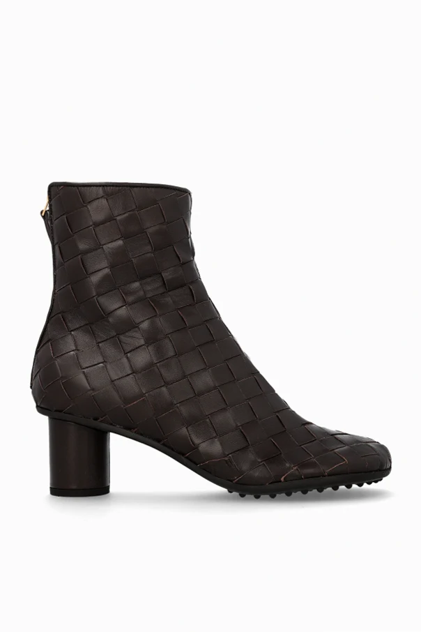 BROWN "Heeled ankle boots 'Atomic'"