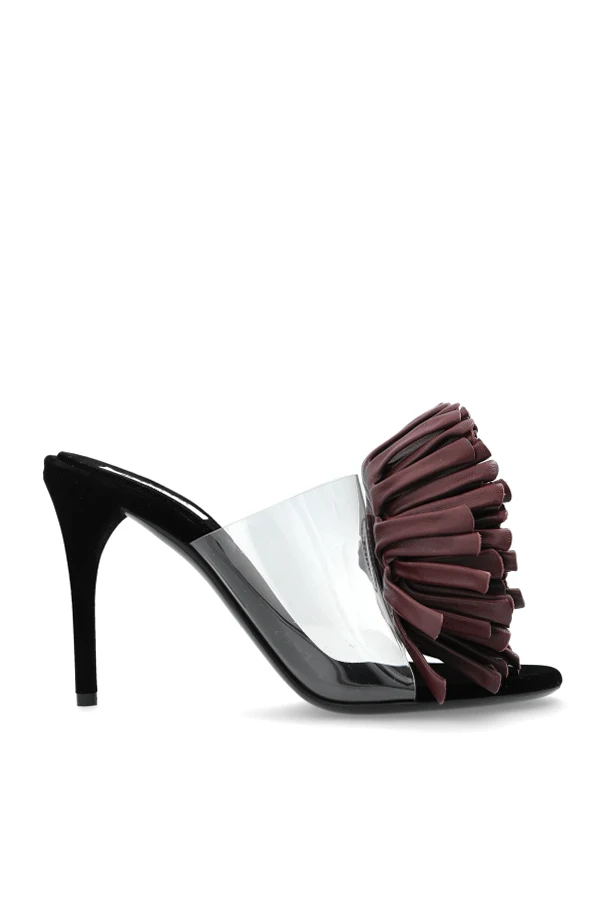 BLACK Heeled sandals