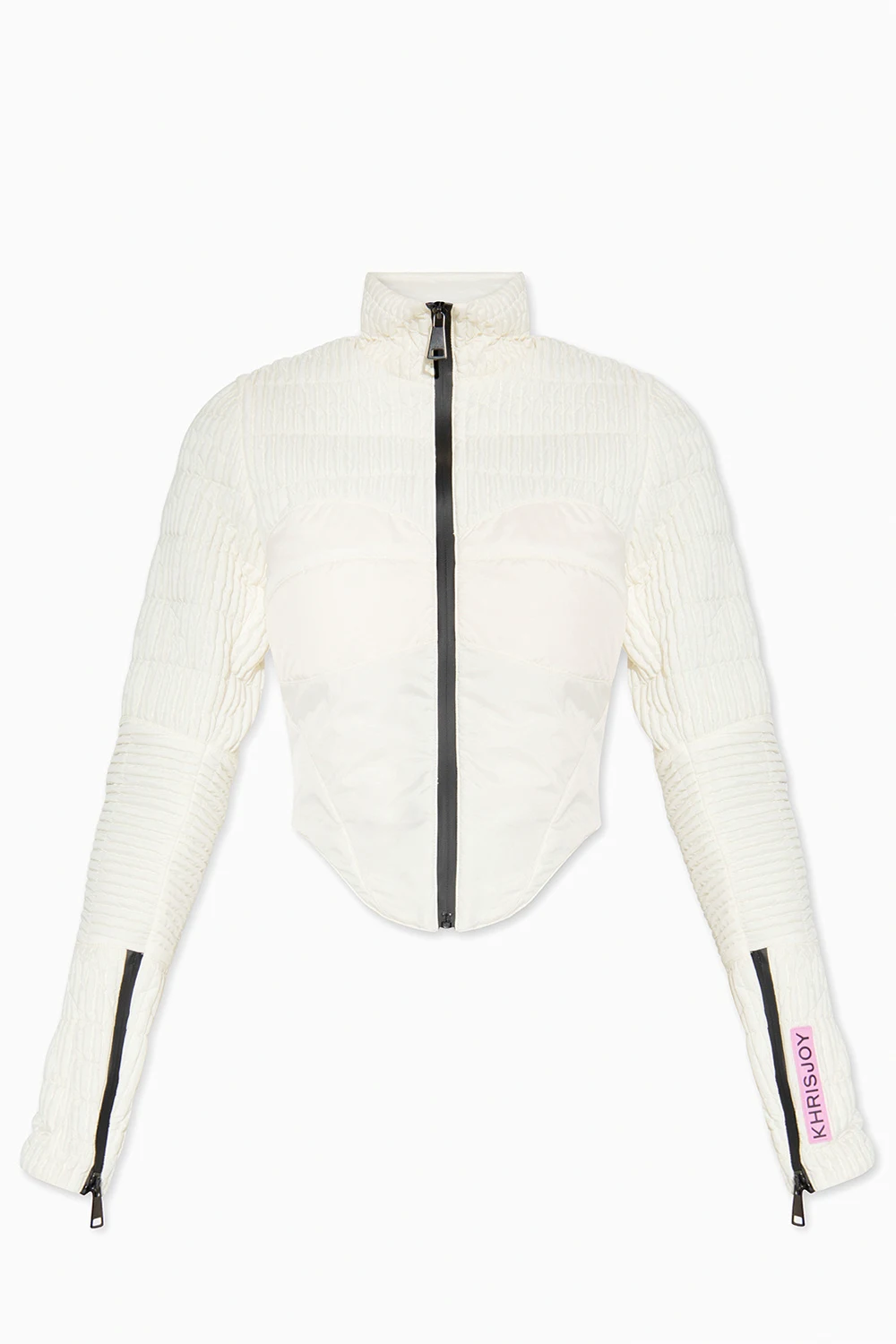 Quilted cropped jacket