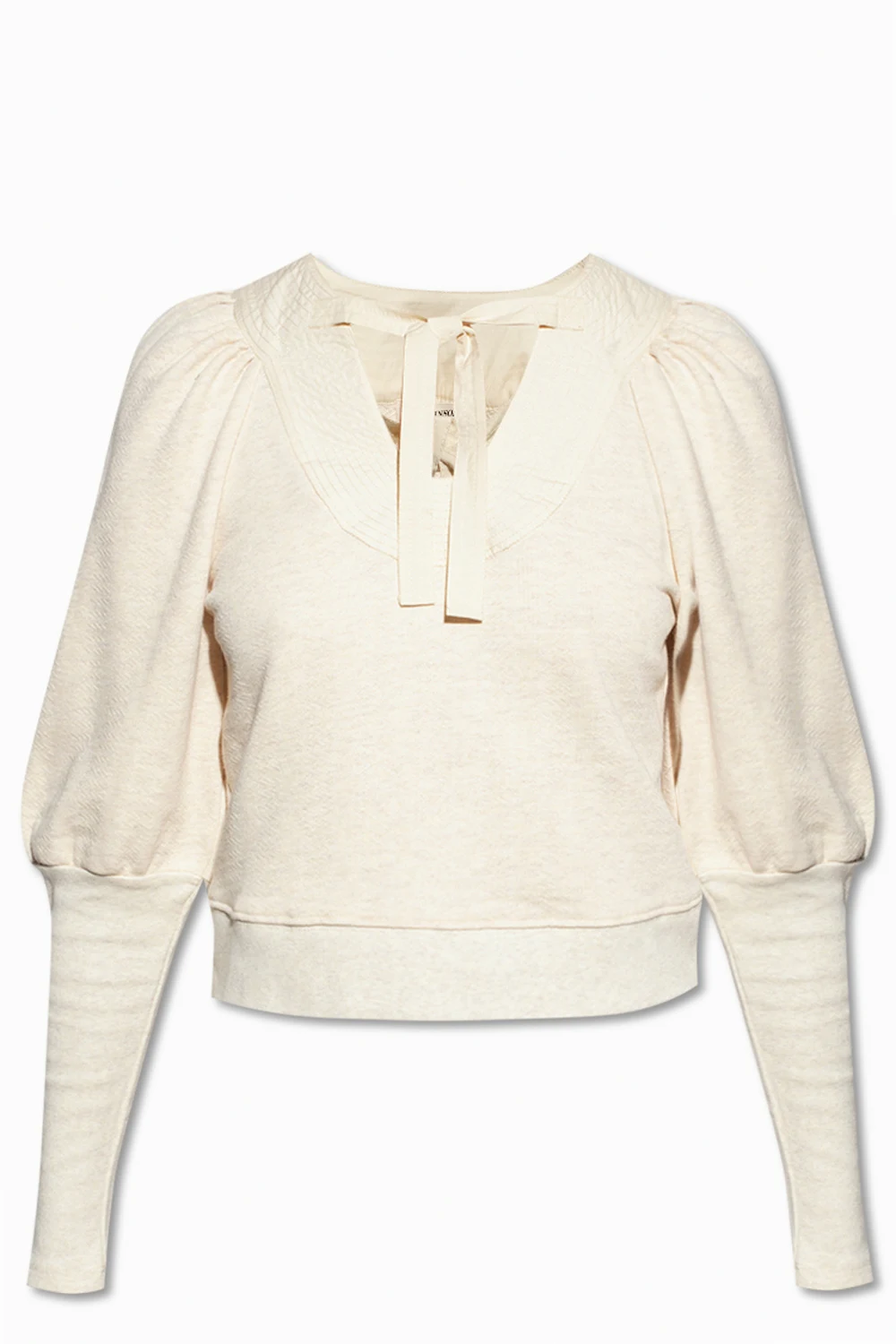 ‘Sutton’ sweatshirt with puff sleeves