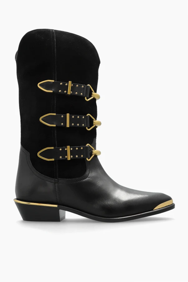 SCHWARZ Cowboystiefel `Mexia`