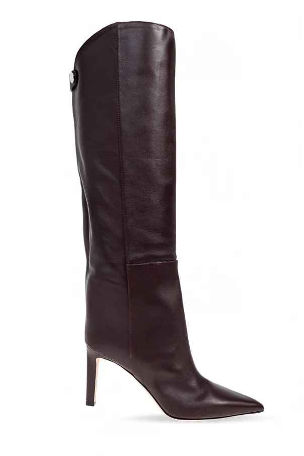 BURGUNDY Heeled boots ‘Alizze’