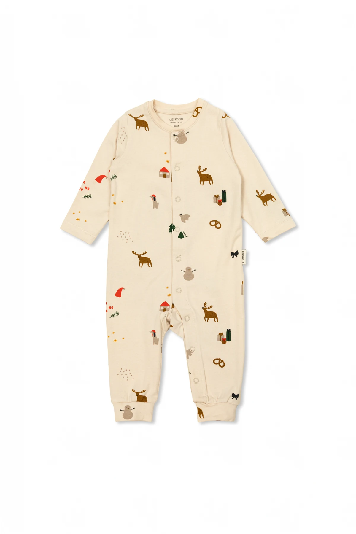 beżowy Piżama ze wzorem