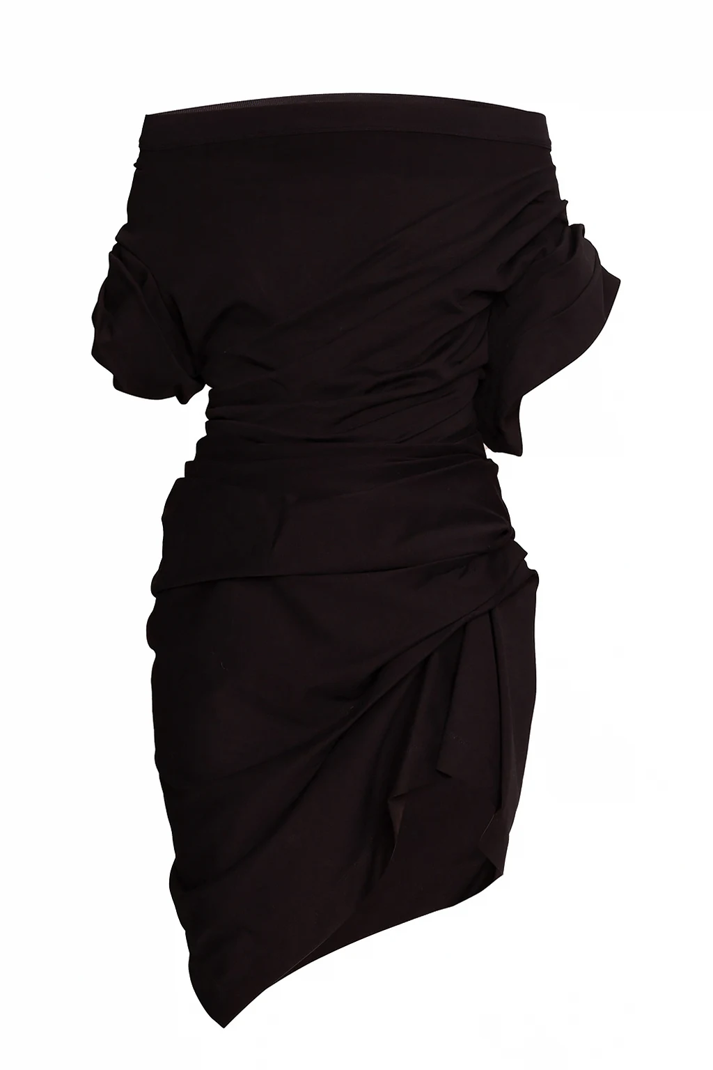 Dress with gathers