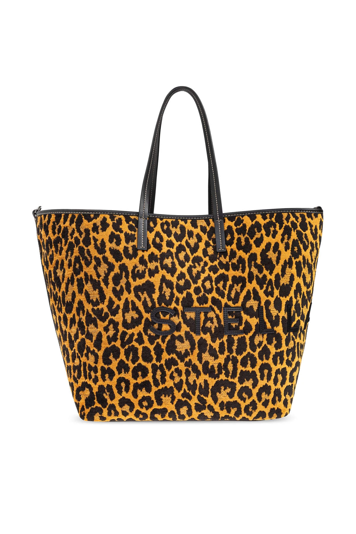 Animal-print shopper bag